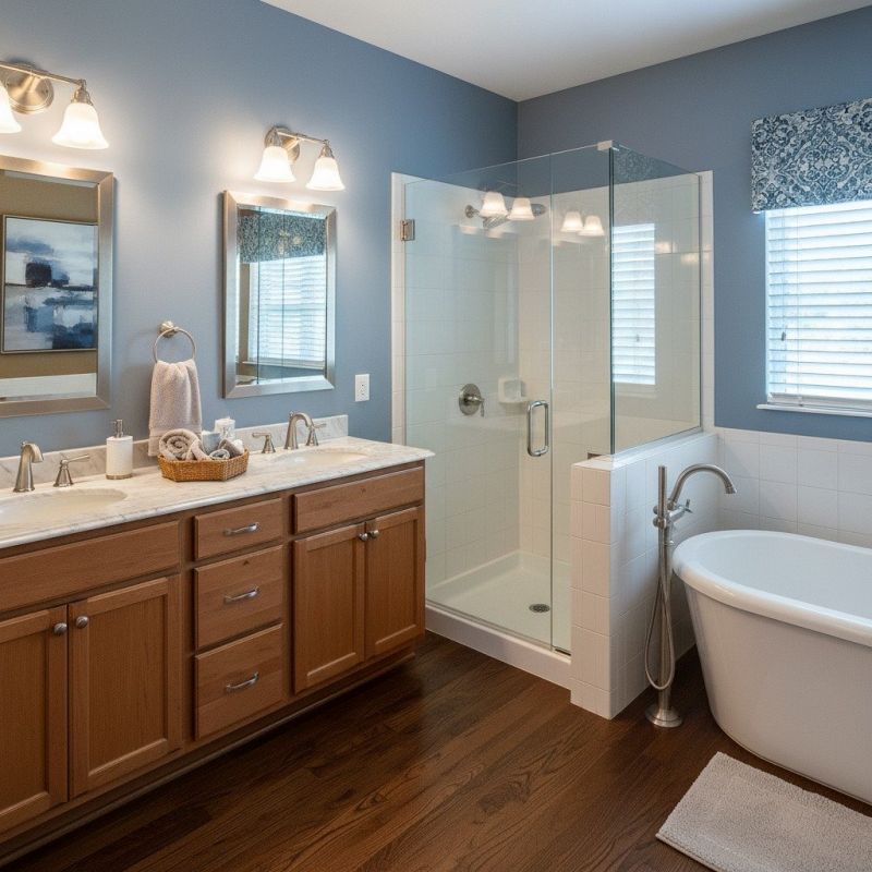 Bathroom Cabinet Installation